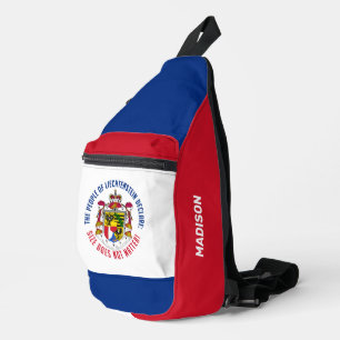 Bandolera Nombre personalizado Funny Liechtenstein