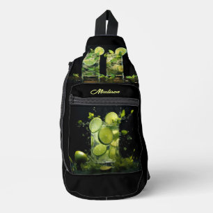 Bandolera Nombre personalizado Mojito Cocktail