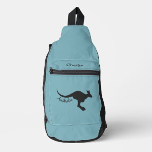 Bandolera Nombre y color personalizados de canguro australia