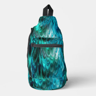 Bandolera nonpareil kelpie verde azulado: