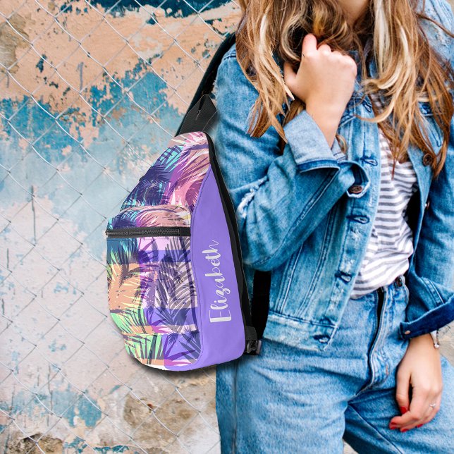 Bandolera Palmeras Tropicales (Tropical Palms Sling Bag)