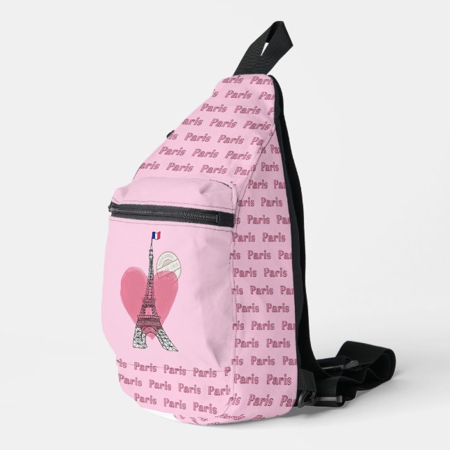Bandolera Paris Eiffel Tower Design Sling Bag (Esquina derecha)