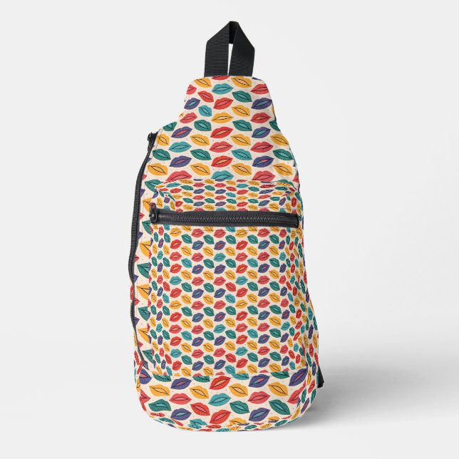 Bandolera patrón de beso (Anverso)
