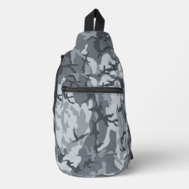 Bandolera Patrón de Camuflaje Gris de Aeronaves Militares