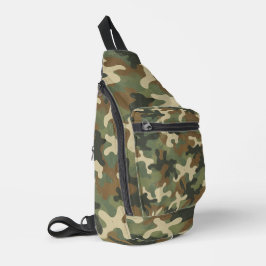 Bandolera Patrón de camuflaje militar rústico