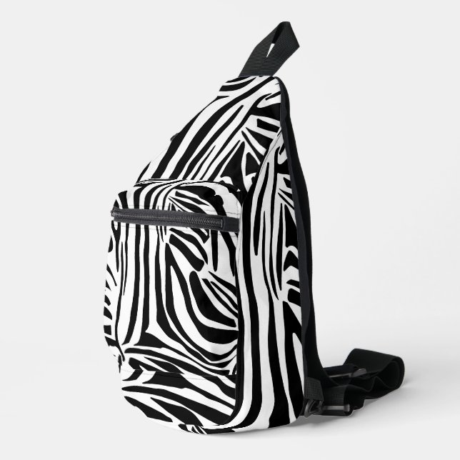 Bandolera Patrón de cebra (Esquina derecha)
