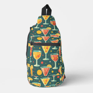 Bandolera Patrón de cócteles y bebidas de jugo