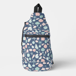 Bandolera patrón de conchas de mar