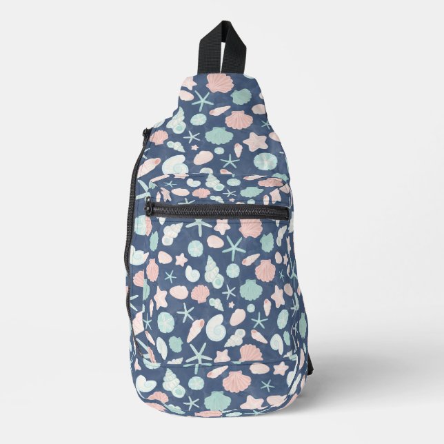 Bandolera patrón de conchas de mar (Anverso)