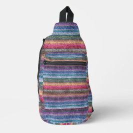 Bandolera Patrón de Denim de Arcoiris