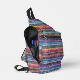 Bandolera Patrón de Denim de Arcoiris