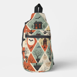 Bandolera Patrón de fantasma oscuro