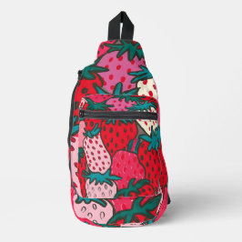 Bandolera Patrón de fresa
