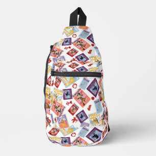 Bandolera Patrón de lanzamiento con estampado de personajes 