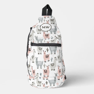 Bandolera Patrón de Llamas Sonrientes