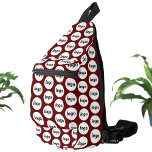 Bandolera Patrón de logotipo comercial Promocional rojo borg<br><div class="desc">Añade tu propio logotipo a este diseño. Minimalista y profesional. Ideal para un producto promocional para sus empleados,  personal,  clientes y clientes. Ideal para ferias,  viajes,  eventos corporativos o deportivos y regalos. Para ver otras versiones,  vea la colección.</div>