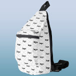 Bandolera Patrón de logotipo Promoción de marca en blanco<br><div class="desc">Añade tu propio logotipo a este diseño. Minimalista y profesional. Ideal para un producto promocional para sus empleados,  personal,  clientes y clientes. Ideal para ferias,  viajes,  eventos corporativos o deportivos y regalos. Para ver otras versiones,  vea la colección.</div>