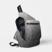 Patrón de malla geométrica de gradiente gris