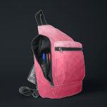 Bandolera patrón de malla geométrica de gradiente rosa Rosa<br><div class="desc">Patrón de malla geométrica gradiente rosa Subió Bolsa impresa. Bolso de accesorios de moda de Guay para todos. Malla geométrica del triángulo de la magenta rosa Subió con diseño de gradiente de color oscuro a claro.</div>