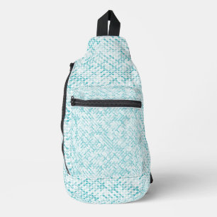 Bandolera patrón de metabalón azul