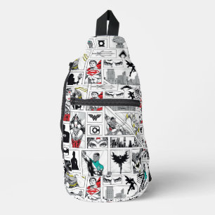 Bandolera Patrón de Panel Heroico de la Liga de la Justicia