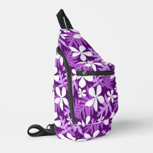 BANDOLERA PATRÓN DE TIARE EN PURPLE
