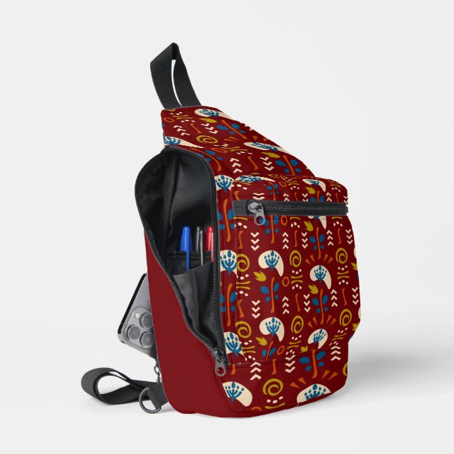Bandolera Patrón Étnico Folclórico (Abierto)