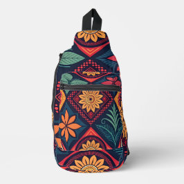 Bandolera Patrón mágico de las flores