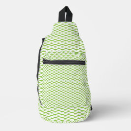 Bandolera Patrón verde académico para el éxito