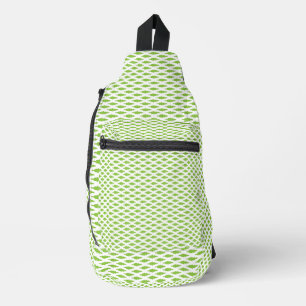 Bandolera Patrón verde académico para el éxito
