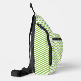 Bandolera Patrón verde académico para el éxito