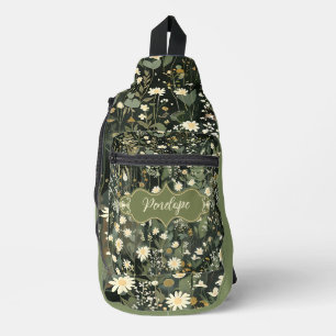 Bandolera Penelope Dark Daisy Floral
