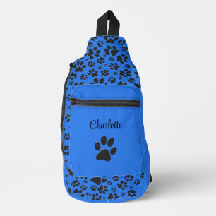 Bandolera Perro Paws Black & White Polka Dot (Punto de polka