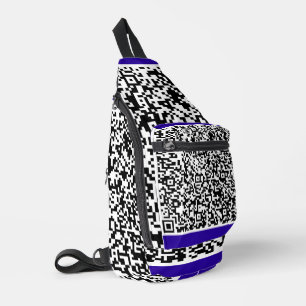 Bandolera Personalizado Código QR Información de exploración
