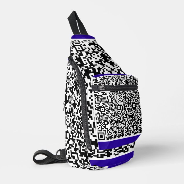Bandolera Personalizado Código QR Información de exploración (Esquina izquierda)