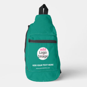 Bandolera Personalizado de Moda empresarial verde esmeralda