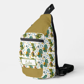 Bandolera Personalizado Dino-Mite Estudiante Regreso a la Es