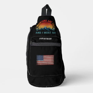 BANDOLERA PERSONALIZADO LAS MONTAÑAS ESTÁN LLAMANDO Y DEBO I