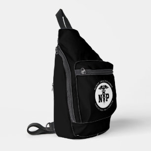 Bandolera Personalizado Nurse Practicante Graduación Caduceu