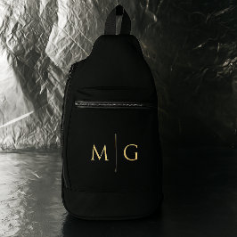 Bandolera Personalized Initials Classic Fashion Sling Bag