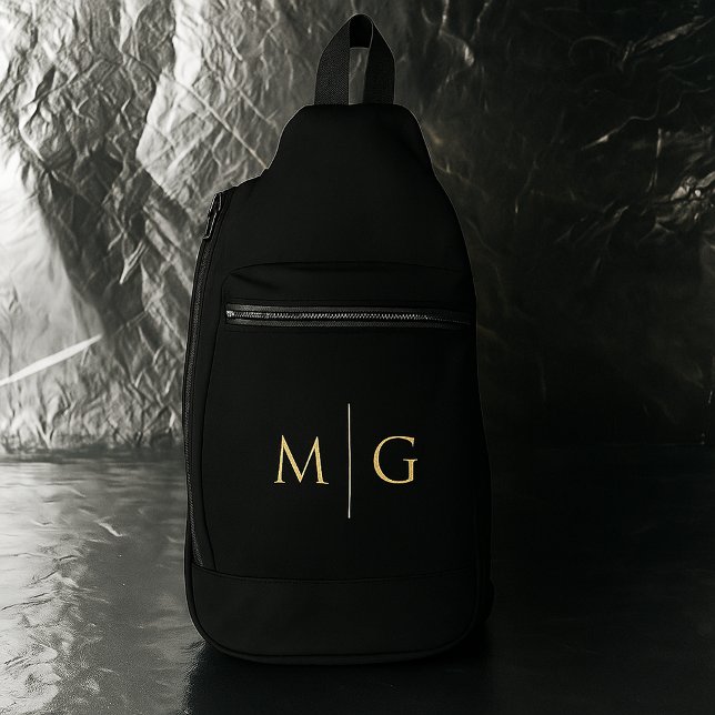 Bandolera Personalized Initials Classic Fashion Sling Bag (Subido por el creador)