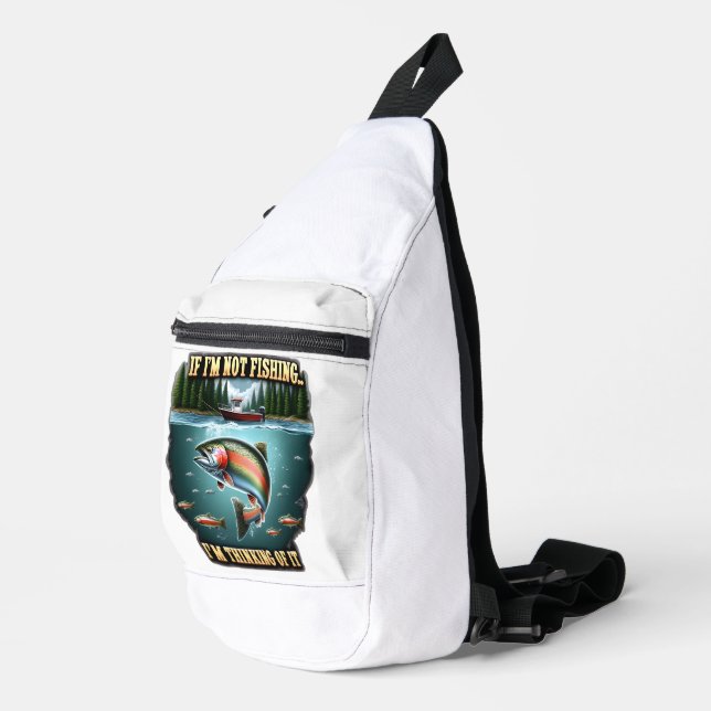 Bandolera Pescado majestuoso nadando en un sereno barco pesq (Esquina derecha)