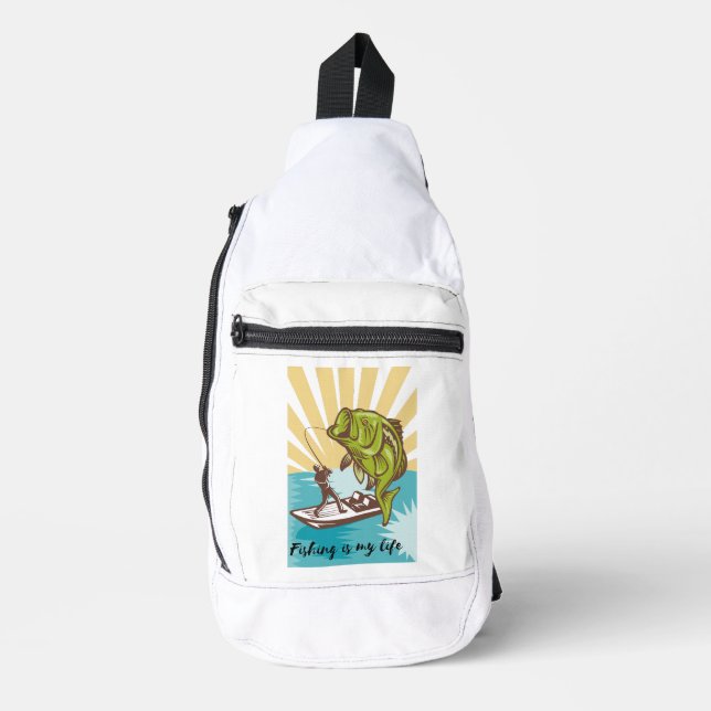 Bandolera pescar es mi vida (Anverso)