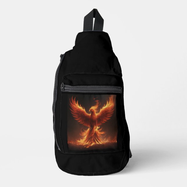 Bandolera Phoenix Soar: Fénix de Mito Crecimiento (Anverso)