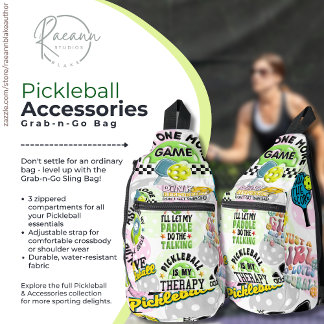 Bandolera Pickleball Accessories Grab-n-Go Sling Bag