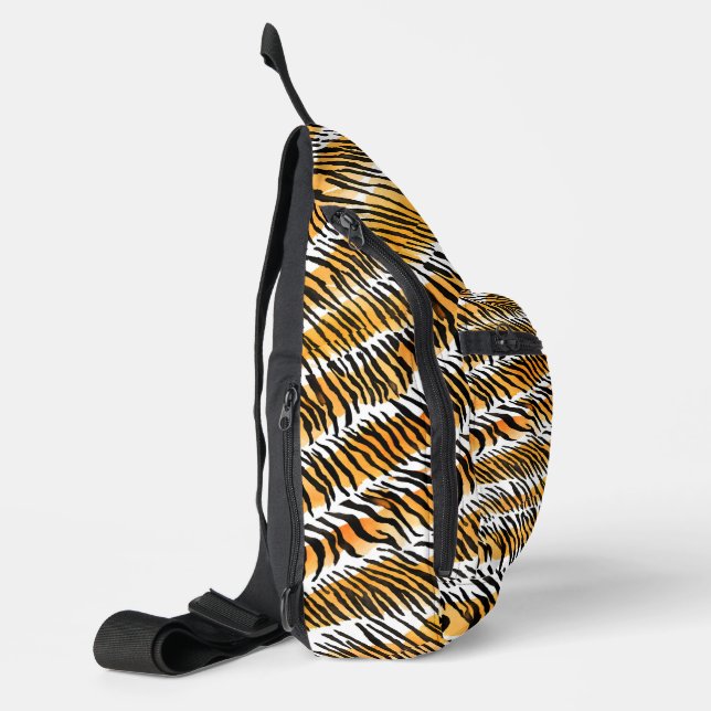 Bandolera Pieles modernas de tigre a rayas Imprimir animales (Izquierda)