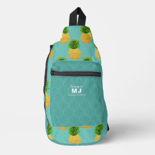 Bandolera Pineapple Aqua