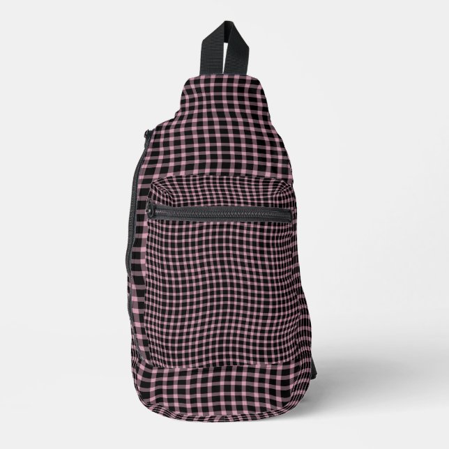 Bandolera Pink Purple Plaid Checker Seamless Pattern (Anverso)