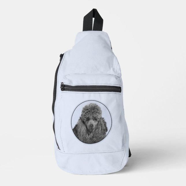 Bandolera Pintura de canapé de juguete juguete Mascota negro (Anverso)