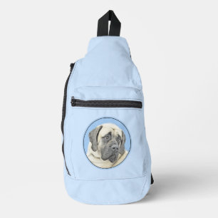 Bandolera Pintura de Mastín Inglés Cervato Arte de Mascota O